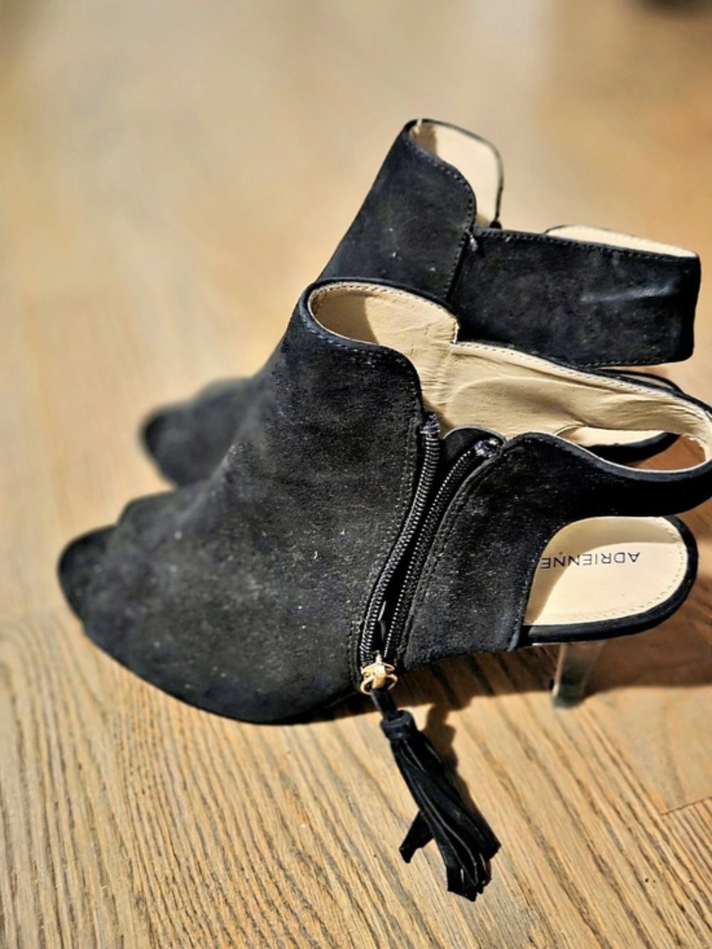 Aldo Black Ankle-Strap Heels